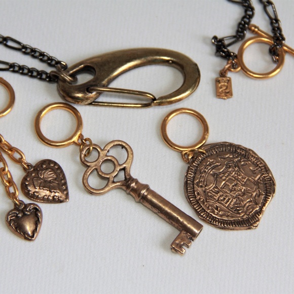 Tat 2 Gunmetal Figaro Chain Necklace - Picture 7 of 8